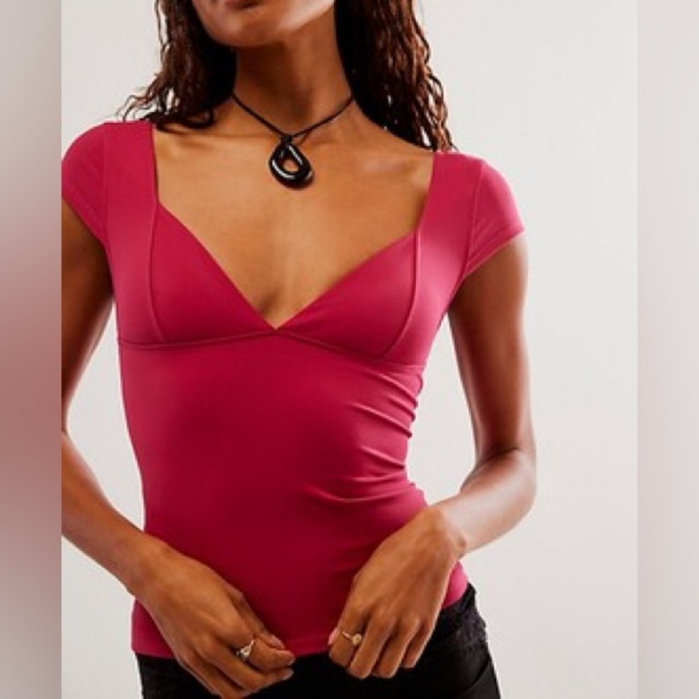 Free People Duo Corset Cami in pink size xs